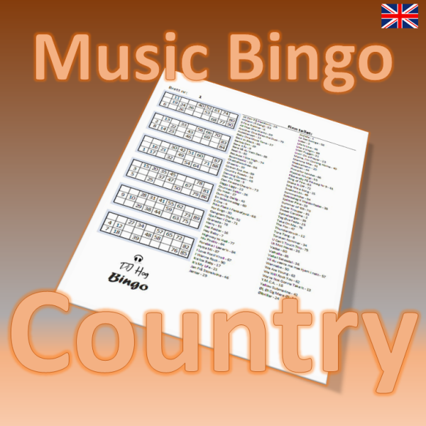 Music Bingo Country