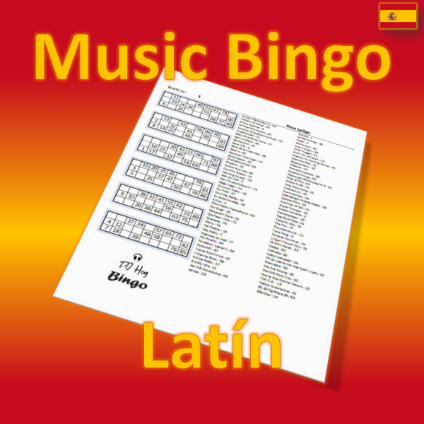 Music Bingo Latin