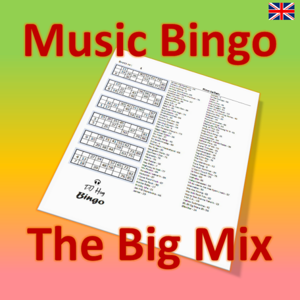 Music Bingo The Big Mix