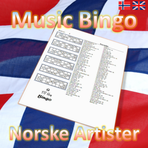 Music Bingo Norske Artister