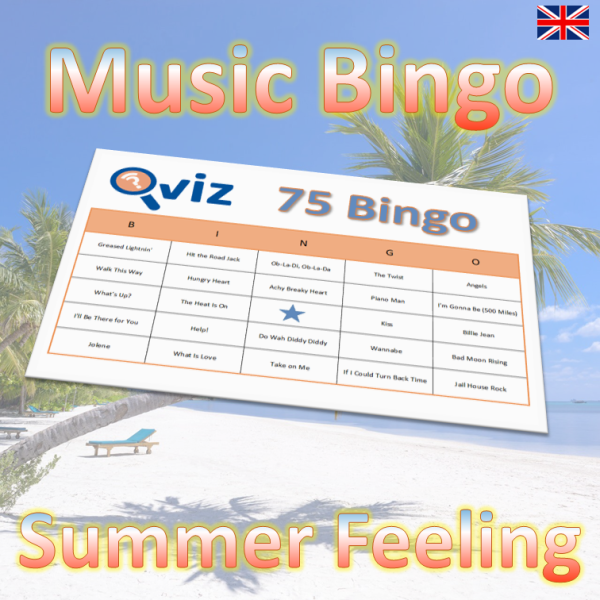 Music Bingo 75 Summer Feeling
