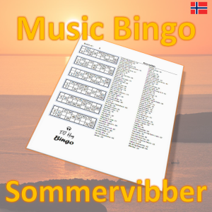 sommervibber music bingo