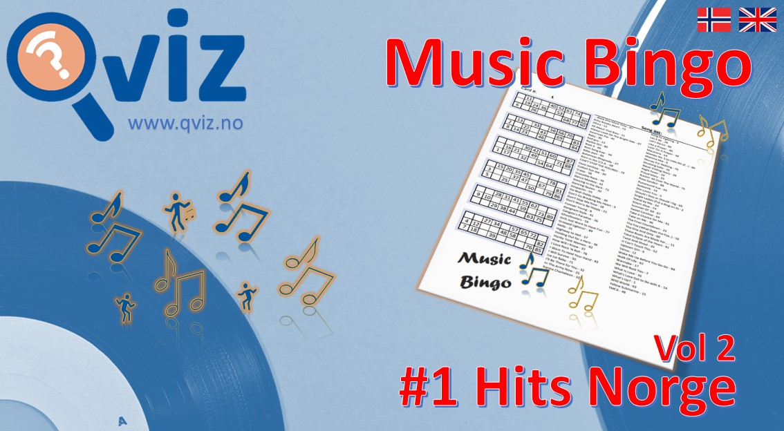1 Hits Vol 2 Musikk Bingo 90 Qviz