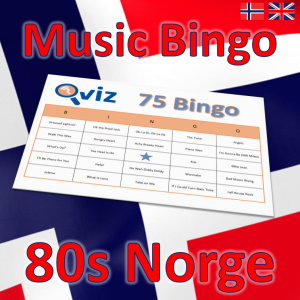 music bingo 75 80s norge