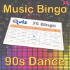 music bingo 75 90s dance