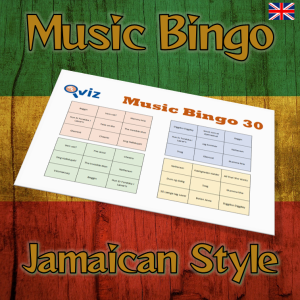 jamaican style reggae music bingo 30