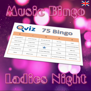 music bingo 75 ladies night