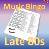 music bingo late 80s