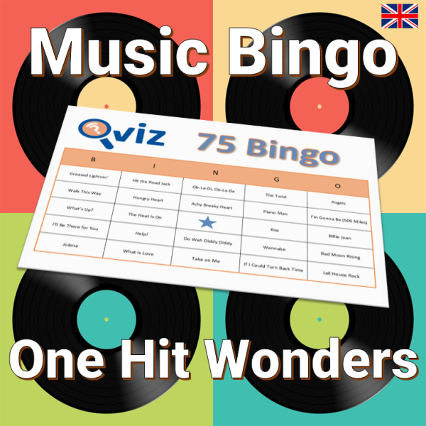 music bingo 75 one hit wonders