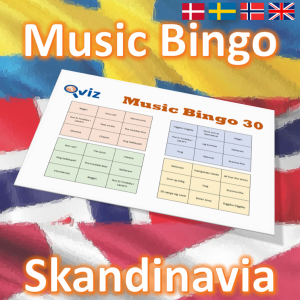 skandinavia musikk bingo 30