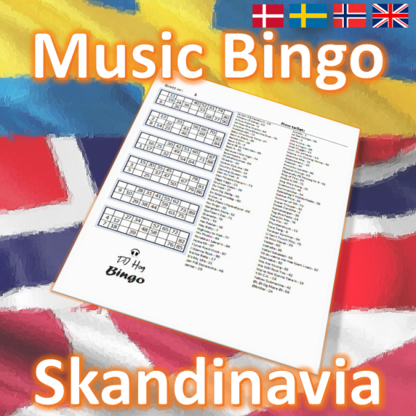 musikk bingo skandinavia