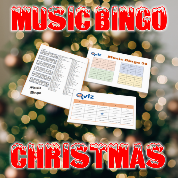 christmas music bingo