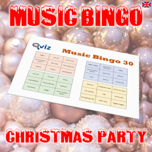 christmas party music bingo