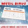 music bingo 75 christmas artists