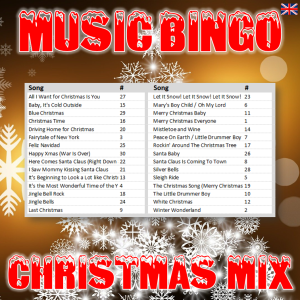 music bingo 30 christmas mix