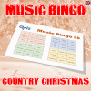 music bingo country christmas