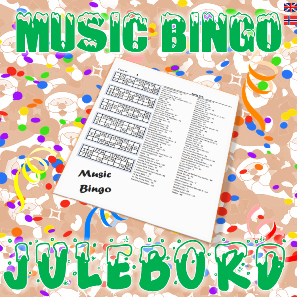musikk bingo julebord