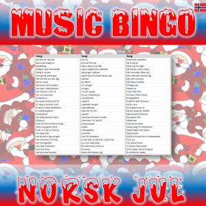 music bingo norsk jul