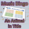 Musikkbingo med 30 låter som alle har et dyr i tittelen til sangen. Du får med PDF fil med 100 bingobrett og link til Spotify spilleliste.