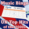 Gjør deg klar til å gjenoppleve musikkens største epoke med vårt "UK Top Hits of the 2000s" musikkbingospill! De største 2000-tallssangene i Storbritannia.