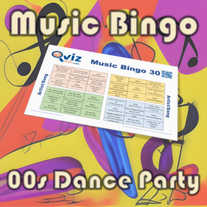 00s Dance Party Musikk Bingo 30 inneholder 30 av de største sangene fra 2000 tallets dansegulv, og vil gi en nostalgisk opplevelse for deg og dine venner.