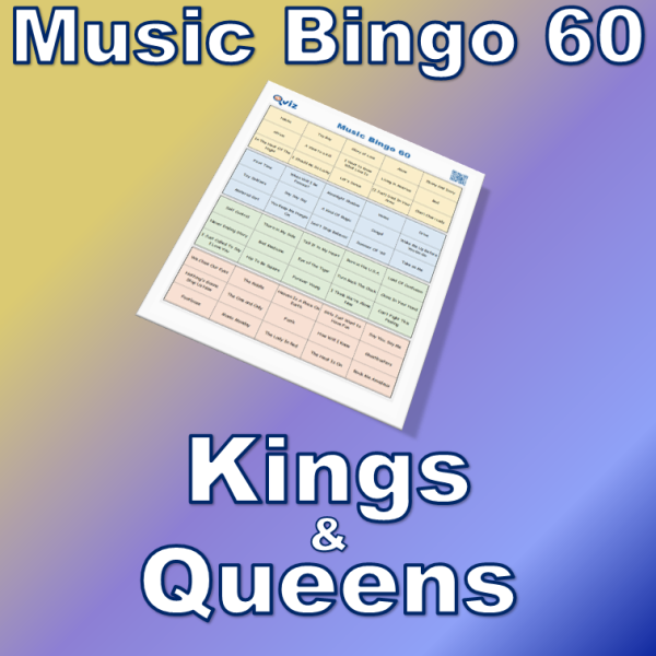 Qviz.no - Kings and Queens - Music Bingo 60