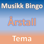 Musikk bingo tema Årstall