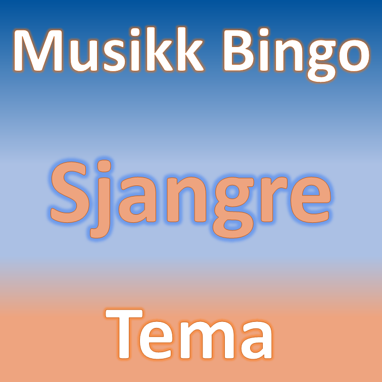Musikk bingo tema Sjangre