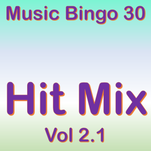 Hit Mix Vol 2 musikk bingo 30 gir deg en musikk bingo med et utvalg av kjente sanger fra 80 tallet til i dag. Bingobrett som PDF og link til spilleliste.