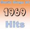 Bli med på en reise tilbake til 1969! Denne musikkbingoen gir deg de meste spilte sangene dette året. PDF med bingokort og link til spilleliste følger med.