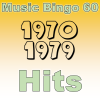 Bli med på en reise tilbake til 70 åra! Denne musikkbingoen gir deg de meste spilte sangene dette tiåret. PDF med kort og link til spilleliste følger med.