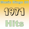 Bli med på en reise tilbake til 1971! Denne musikkbingoen gir deg de meste spilte sangene dette året. PDF med bingokort og link til spilleliste følger med.
