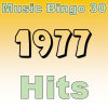 Bli med på en reise tilbake til 1977! Denne musikkbingoen gir deg de meste spilte sangene dette året. PDF med bingokort og link til spilleliste følger med.