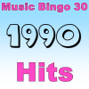 Bli med på en reise tilbake til 1990! Denne musikkbingoen gir deg de meste spilte sangene dette året. PDF med bingokort og link til spilleliste følger med.