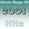 Bli med på en reise tilbake til 2001! Denne musikkbingoen gir deg de meste spilte sangene dette året. PDF med bingokort og link til spilleliste følger med.