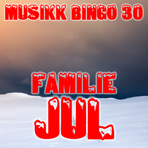 En musikk bingo som inneholder 30 utvalgte julesanger som passer ypperlig til sammenkomster med voksne og barn. Gamle klassikere og nye populære julesanger.