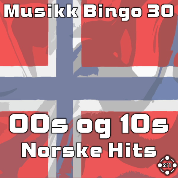 00s og 10s Norske Hits Musikk Bingo