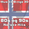80s og 90s Norske Hits - Musikk Bingo 30 2i1