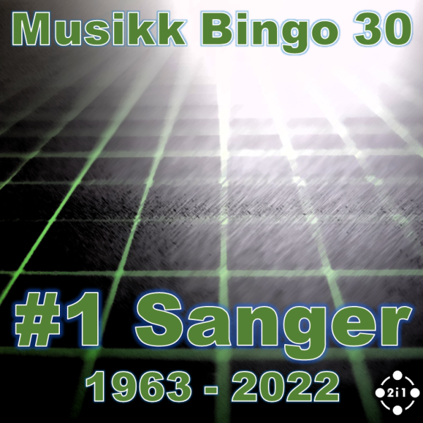 Nr 1 sanger 1963-2022 Musikk Bingo