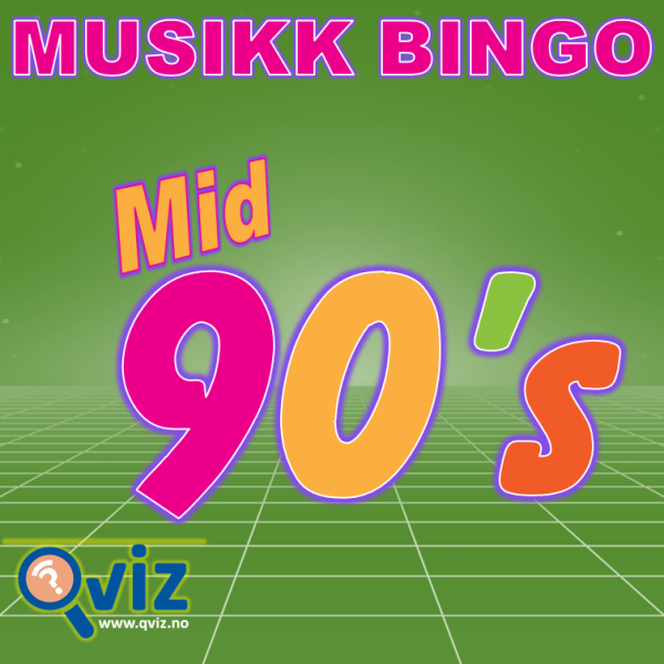 Mid 90s Musikk Bingo