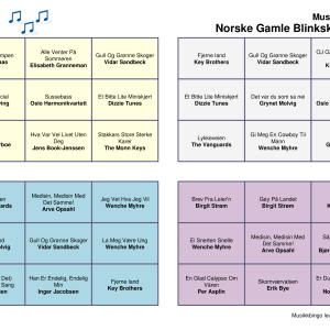 Norske Gamle Blinkskudd Vol 2 Bingo 30 bingobrett