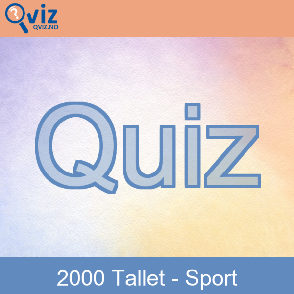 Gjenopplev det ikoniske 2000-tallet med vår quiz som tester kunnskapene sport. Perfekt for spillkvelder eller en nostalgisk reise tilbake til tiåret som definerte en ny generasjon!