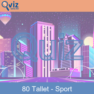 Quiz - 80 Tallet Sport