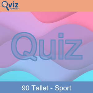 Quiz - 90 Tallet Sport