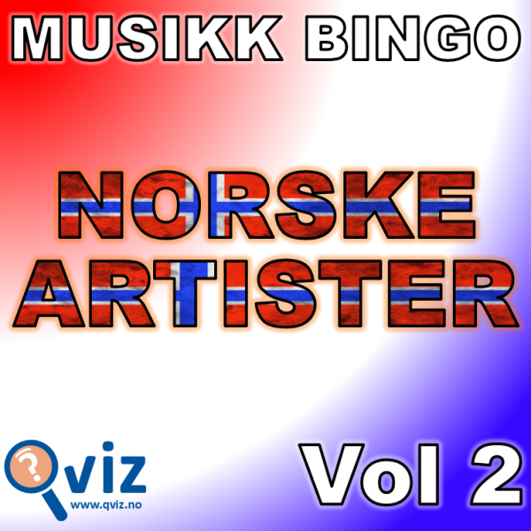 Musikk Bingo Norske Artister Vol 2