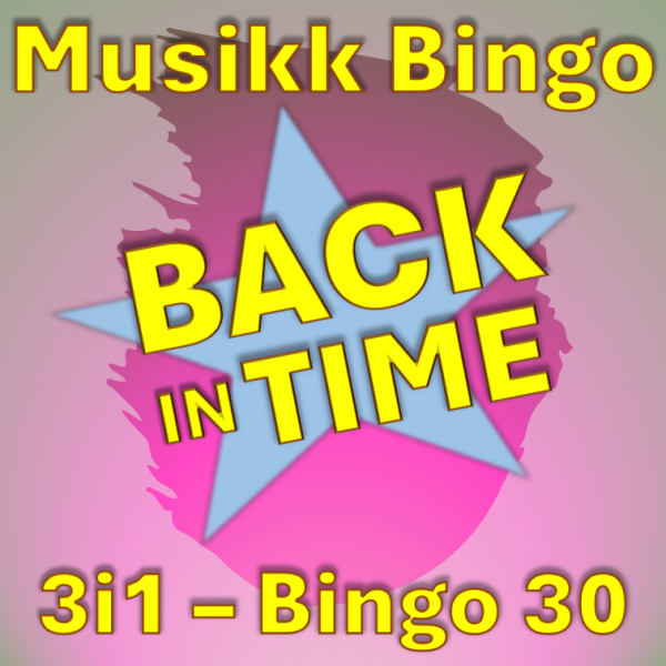 Back in Time Musikk Bingo