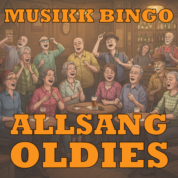 Allsang oldies musikk bingo