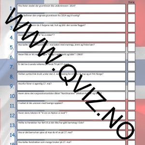 Quiz 17. mai