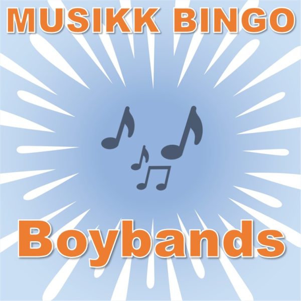 Boybands Musikk Bingo