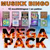 Mege Pack Musikkbingo
